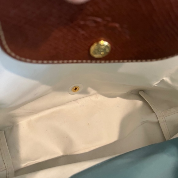 Longchamp Le Pliage Small (LONG STRAPS) Tote Shoulder Bag-BLUE NYLON - Picture 14 of 16